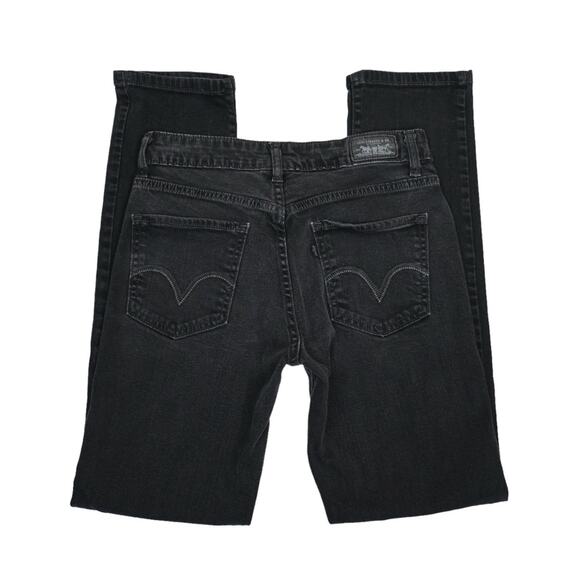 Levi's Womens 4 Medium Mid Rise Skinny Jean in Faded Black - Picture 5 of 11